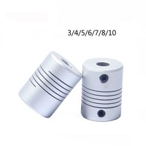 4pcs CNC D19L25 모터 턱 샤프트 커플러 3mm 10mm 유연한 커플 링 OD 19x25mm 도매 Dropshipping 3/4/5/6/7/8/10mm|축 커플링|, 단일, 1개, 4 x 4