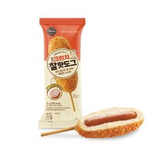 신세계푸드 올반 크런치 찰 핫도그 75g X 20봉, 01_올반 크런치찰핫도그(소세지) x20개