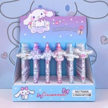 카와이 산리오 0.5mm 중립 펜 48 개 애니메이션 멜로디 쿠로미 헬로키티 서명 젤 잉크 학교 용품 문구 도매, A2 48pcs