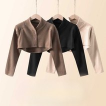 어깨 패드 수면 조끼 보온 노인 방한 경추, 블랙 -  M