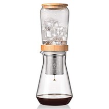 아이스 드립 커피 메이커 800ml - 슬로우 콜드 드립 커피 메이커 콜드 브루 아이스 커피 조절 가능한 드립 밸브가 있는 콜드 브루 드리퍼 가정 또는 사무실용 스테인리스 스틸 필터
