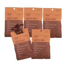 푸디웜 말고기 져키 60g X 5개 묶음 저알러지 기능성 강아지간식, 말고기져키60g X 5개 묶음