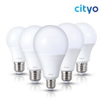 씨티오 LED 전구 램프 벌브 8W 10W 12W 15W 20W 주광색 전구색, 1개, 주광색(하얀빛) 15W