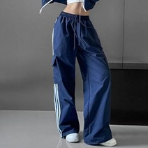 조거팬츠 이쁜 캐주얼 조거 테크 팬츠 빈티지 솔리드 로우 웨이스트 드로스트링 헐렁한 바지 2 와이드 레그 스웨트 스트리트웨어 카고 팬츠332050