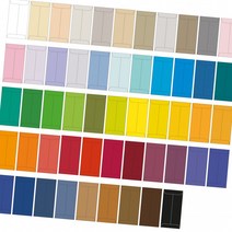 Mink 밍크지 고급칼라봉투53종 규격(85x170mm)100매, 28 황록