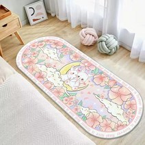 홈 침실용 캐릭터 롱 카페트 매트