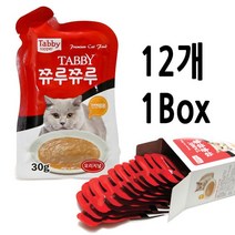 실속상품 테비 쮸루쮸루 오리지날 30g - 12개세트 애완용품, 1