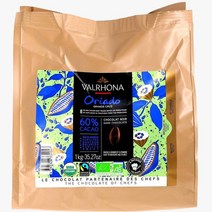 Valrhona Oriado Dark Chocolate for Baking 발로나 오리아도 60% 다크초콜릿 케익 베이킹 제빵 재료 1kg 1팩