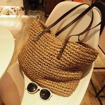 oshu / 봄 가을 여행 소풍룩 미니멀 라탄 숄더백