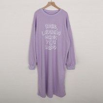 마이시즌 여성 스마일 레터링 원피스