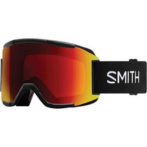 SMITH 스미스 남성용 스쿼드 스키 스노우 보드 고글, 블랙