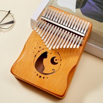 마림바 칼람바 미니칼림바 카림바 고음항아리 칼림바 17/21 키 전문 엄지 피아노 단단한 나무 베니어 키보, 02 17 keys Wood color