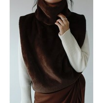 [해이주] 밍크 터틀 퍼 베스트 조끼