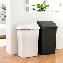 프랑코 퍼블릭 휴지통50L (슬림푸쉬), 50L(슬림푸쉬):블랙