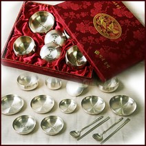 H.jin 청동방짜유기 7첩반상기세트 2인