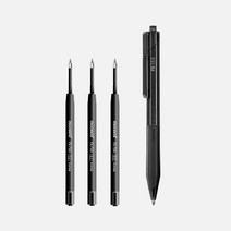 모나미 FX 700 리필 FX153 고급볼펜 리필, 1개, 블랙잉크(0.5mm)
