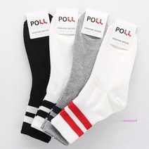 MMS_여성매일중목 면양말 고등학생중학생 여자발목두줄3개 검정 목양말 흰색 삭스 봄양말 여중생 발목편한 여학생 세트_mms