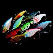 +싱킹미노우 7.5cm 18g+ 미노우 루어 바이브 고등어 배스, 색상랜덤