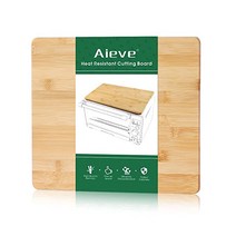 쿠진아트 에어 프라이어 오븐용 AIEVE 커팅 보드 액세서리 COSORI 토스터 오븐 및 기타 프라이어와 호환되는 대나무 카운터 보호 보드