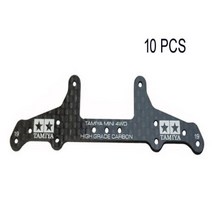 강아지낮은유모차 탄소 섬유 레터링 리딩 플레이트 프론트 스타일 RC 미니 4WD 타미야 자동차, 2.A Style 10 pcs