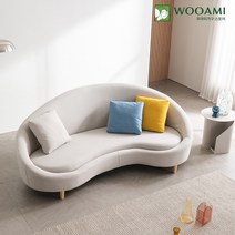 우아미가구 [착불] 로즈 3인 아쿠아텍스 소파 2color*, 민트