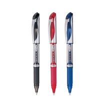 펜텔 에너겔 메탈 포인트 DX 볼펜 0.7mm BL57 12개입, 12개, 블랙 (BL57 A)