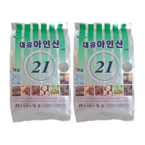 대유 아인산 입제 1KG 2개 + em팩 아인산염 인산 비료 감자 참깨 노균병 약 고추 역병 오이 호박 사과 밑거름 추비, 1KG 입제 2개 + em아이스팩