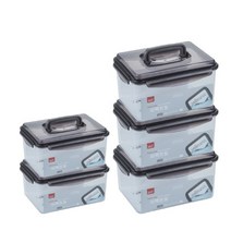 [쉐프웨어] [셰프웨어] 퍼펙트씰 밀폐용기 대용량 세트 5종, 상세 설명 참조