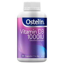 NZ직구 Ostelin Vitamin D3 1000IU Premium Quality 300cap 1PACK, 수량