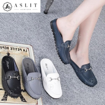 애슬릿 애슬릿 돈피가죽 블로퍼 데일리 발 편한 로퍼