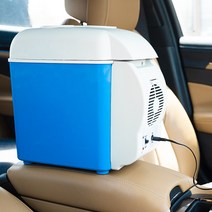 xupeng 차량용 냉장고 7.5L 6L 차량용냉온장고 12V 차량용 미니냉장고 H155, 블루화이트7.5L