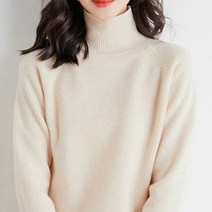 데일로엔 여성용 부드러운 비스코스 여성 긴팔 목폴라