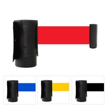 발컴 벽걸이형 3m 5m 스텐 자동 벨트 차단봉, 벽걸이형_3m_블랙봉_레드벨트, 1개