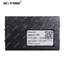 카오디오 SKYFAME-자동차 16pin 배선 하네스 어댑터 캔버스 박스 디코더 르노 메간 4 클리오 콜레오스, 02 Only Canbus Box