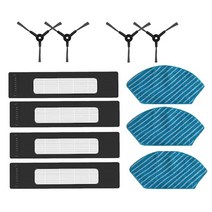 11Pcs For Midea M7 I10 M71CN Mop Cloth HEPA Filter Side Brush Smart Robot Vacuum Cleaner Parts Home, 01 빨간