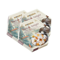 코스카 터키쉬딜라이트 터키젤리 디저트 과자 카이막 로쿰 믹스넛, 250g, 4개