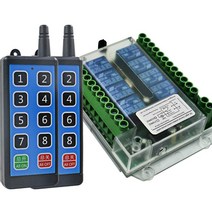 8 채널 무선 rf 원격 제어 스위치 12v 24v 36v 220v 모터, DC9V-72V -2, 3.DC9V72V     2