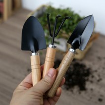 내일의공간 꽃삽 3종 세트 (원예삽/모종삽), 다육이용 미니 모종삽 3종