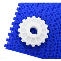 16 개 톱니 OD:98mm 5935/5936 플라스틱 컨베이어 메쉬 벨트 사출 스프로킷 2 개, 02 30mm, 01 16 치아