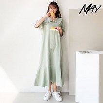 MAY 린넨 프릴 세라 롱 원피스 6color