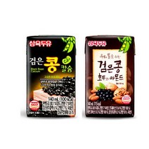 검은콩호두아몬드 140ml 48팩+검은콩칼슘 140ml 48팩, 120개