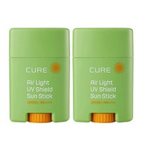 김정문알로에 큐어 UV쉴드 선스틱 20gX2 SPF50+ PA++++