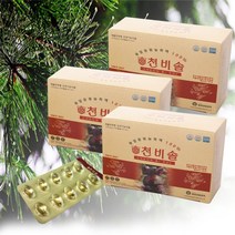 솔잎증류농축액100% 적송 천비솔 90캡슐, 1개, 90정