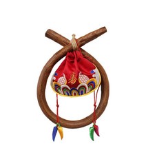 행운의 소코뚜레(대)+십장생 수 복주머니