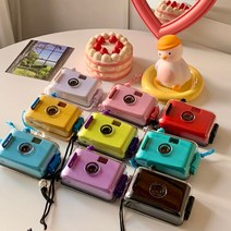 걸스코코 레트로 필름카메라 토이카메라 다회용 방수카메라, 화이트, 화이트