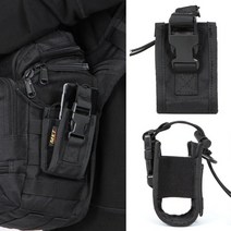 GPS 스마트폰 휴대용 몰리 결합 파우치 등산 남자가방, 색상, BLACK