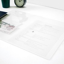 A2 PVC 투명 클리어 데스크매트 경량 매트