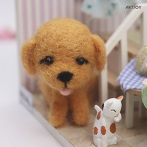 아트조이 DIY 강아지 양모펠트 키트 골든 리트리버