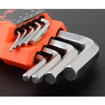 자전거 튼튼한 육각드라이버9종세트 오토바이수리 조립 6각 볼트 나사 규격 긴렌치