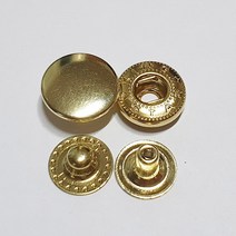무독성 스프링도트 스냅단추 13미리 100셋트, 100set, 스프링도트 스냅단추 13미리 골드 무독성